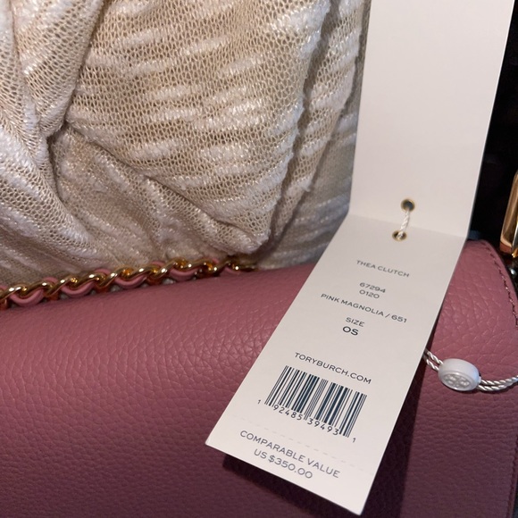 Tory Burch Thea Clutch Pink - Picture 7 of 7